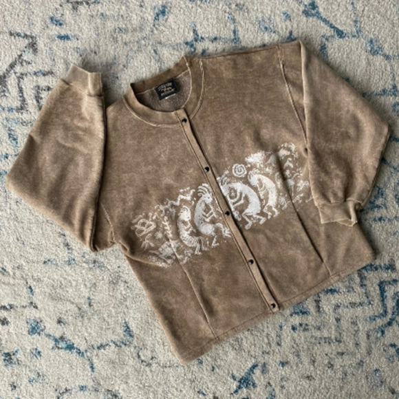 Rockwear Sweaters - 1990’S vintage stone aged rockwear cardigan